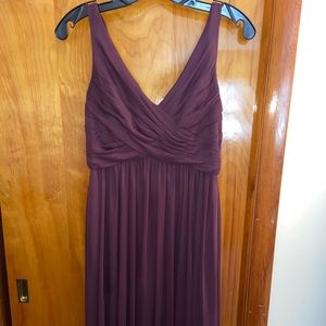 David’s Bridal Bridesmaid Dress - Plum, Size 4